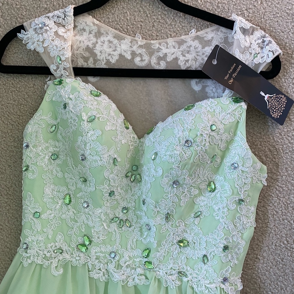 Green Prom Dress NEW W TAGS